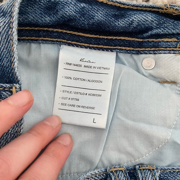 Kancan Denim Cutoff Button Fly Shorts - Picture 4 of 7